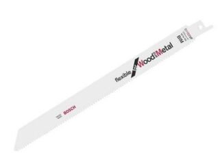 Bosch S 1122 VF Flexible for Wood & Metal Blade 225mm 10-14 TPI (Pack 5) (3165140079365) BPAS1122VF