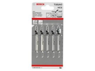 Bosch T 101 AO Clean for Wood Jigsaw Blade 83mm Pack of 5 (3165140006798) BPAT101AO