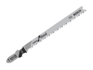 Bosch T 101 B Clean for Wood Jigsaw Blade 100mm Pack of 5 (3165140006781) BPAT101B