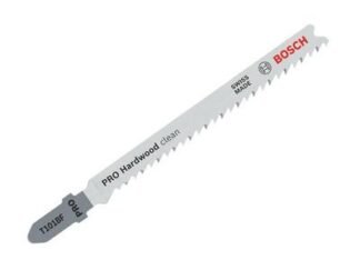 Bosch PRO Hardwood clean T101BF Jigsaw Blade 100mm Pack of 5 (3165140091855) BPAT101BF