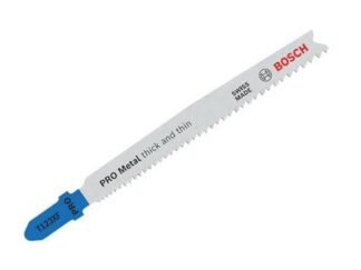Bosch PRO Metal thick and thin T123XF Jigsaw Blade 100mm Pack of 5 (3165140128056) BPAT123XF