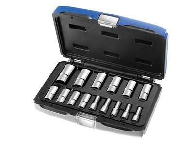 Expert Deep Socket Set of 15 Metric 3/8in Drive (3258950318042) BRIE031804B