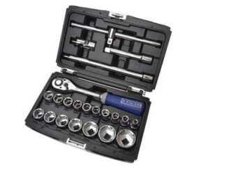 Expert Socket & Accessory Set of 22 Metric 1/2in Drive (3258950329000) BRIE032900B