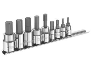 Expert Hex Bit Socket Set of 9 1/4 & 3/8in Drive (3258950348025) BRIE034802B