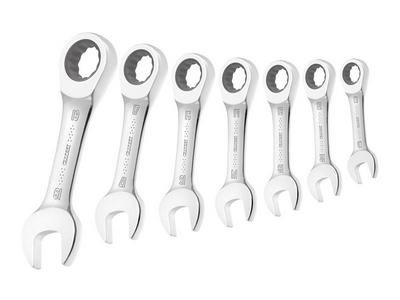 Expert Stubby Ratchet Spanner Set, 7 Piece (3258951111048) BRIE111104B