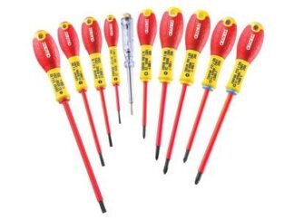Expert E160912 Insulated Screwdriver Set,10 Piece (3258951609125) BRIE160912B