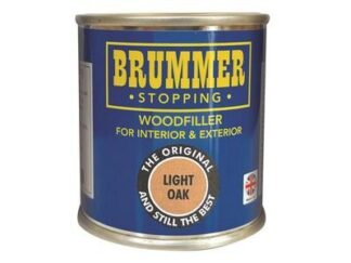 Brummer Wood Filler Light Oak 250g (5010884000497) BRUBM30403