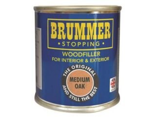 Brummer Wood Filler Medium Oak 250g (5010884000510) BRUBM30405