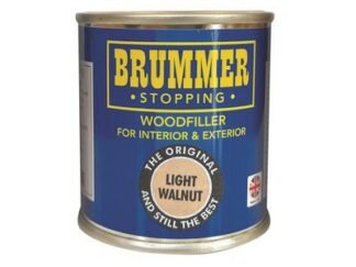 Brummer Wood Filler Light Walnut 250g (5010884000565) BRUBM30410