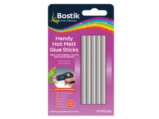 Bostik Handy Hot Melt Glue Sticks (Pack 14) (5000399001485) BSTHGSAP