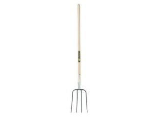 Bulldog Manure Fork 4 Prong 1200mm (48in) Handle (5013693016536) BUL1711