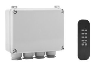 Byron Outdoor 3-Way Switch Box & Remote (8711658446790) BYRSH5SET