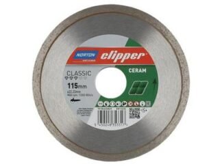 Norton Clipper Classic Ceramic Diamond Blade 115 x 22.23mm (5450248353317) CLI626825