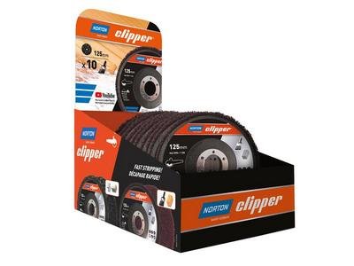 Norton Clipper 115mm Strip Wood Counter Display of 10 (3157629668955 ) CLI749352