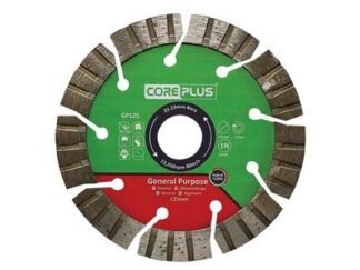 Coreplus GP125 General-Purpose Hybrid Turbo Diamond Blade 125mm (5028485233961) CORDBGP125
