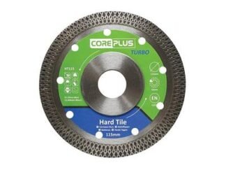 Coreplus HT115 Hard Tile Turbo Diamond Blade 115mm (5028485214533) CORDBHT115