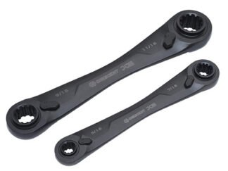 Crescent X6™ Ratcheting Spanner Set, 2 Piece (0037103263445) CRECX6DBM2