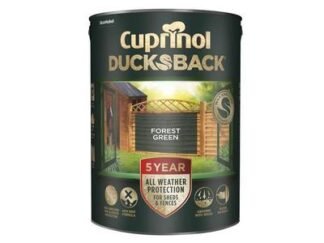 Cuprinol Ducksback 5 Year Waterproof for Sheds & Fences Forest Green 5 litre (5010368017447) CUPDBFG5L