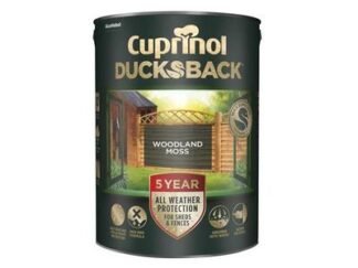 Cuprinol Ducksback 5 Year Waterproof for Sheds & Fences Woodland Moss 5 litre (5010212545690) CUPDBWM5L