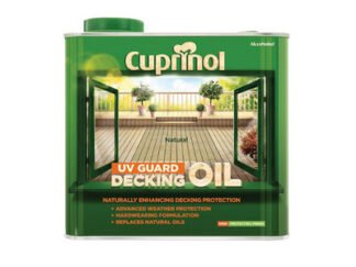 Cuprinol UV Guard Decking Oil Natural 2.5 litre (5010212557587) CUPDON25L
