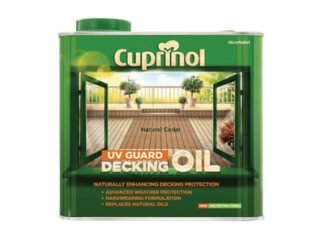 Cuprinol UV Guard Decking Oil Natural Cedar 2.5 litre (5010212557617) CUPDONC25L