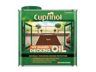 Cuprinol UV Guard Decking Oil Teak 2.5 litre (5010212656044) CUPDOT25L