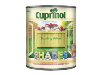 Cuprinol Garden Shades Dazzling Yellow 1 litre (5010212619377) CUPGSDAZ1L