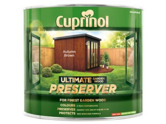Cuprinol Ultimate Garden Wood Preserver Autumn Brown 1 litre (5010212581797) CUPGWPREAB1L