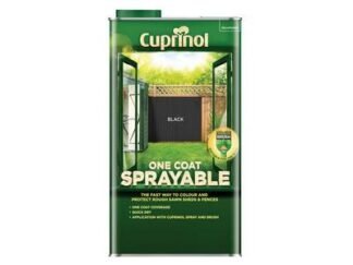 Cuprinol One Coat Sprayable Fence Treatment Black 5 litre (5010212650912) CUPNSFTBL5L