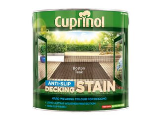 Cuprinol Anti-Slip Decking Stain Boston Teak 2.5 litre (5010212519660) CUPUTDSBT25L