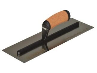 Dewalt 0.4mm FLEX Stainless Steel Flat Trowel, Leather Handle 12 Inch (815966027325) DDW2991