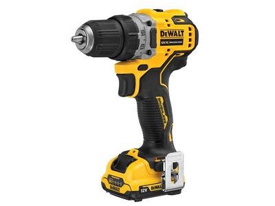 Dewalt DCD701D2 XR Brushless Sub-Compact Drill Driver 12V 2 x 2.0Ah Li-ion (5035048709825) DEWDCD701D2