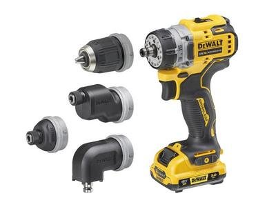 Dewalt DCD703L2T XR BL Multi-head Drill Driver 12V 2 x 3.0Ah Li-ion (5035048748152) DEWDCD703L2T