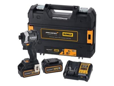 Dewalt DCF85MP2T McLaren F1 XR Brushless 1/4in Impact Driver 18V 2 x 5.0Ah Li-ion (5054905326692) DEWDCF85MP2T *Restrictions - See Description*
