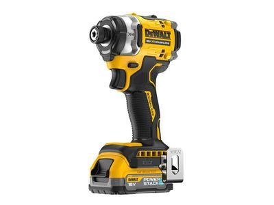 Dewalt DCF860 E2T XR BL Impact Driver 18V 2 x 1.7Ah POWERSTACK™ Li-ion (5035048835906) DEWDCF860E2T *Restrictions - See Description*