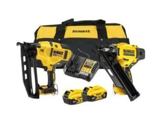 Dewalt DCK246P2 XR Nailer Kit 18V 2 x 5.0Ah Li-ion (5035048798591) DEWDCK246P2 *Restrictions - See Description*
