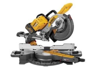 Dewalt DCS727T2 XR FlexVolt Slide Mitre Saw 250mm 54V 2 x 2.0Ah Li-ion (5035048708033) DEWDCS727T2