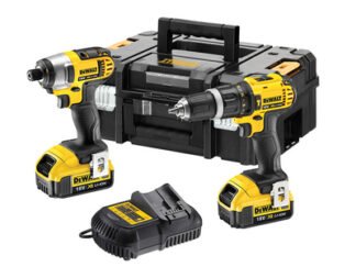 Dewalt DCZ285M2 Combi Drill & Impact Driver Twin Pack 18V 2 x 4.0Ah Li-ion (5035048715031) DEWDCZ285M2