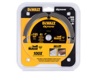 Dewalt Extreme PCD Fibre Cement Saw Blade 165 x 20mm x 4T (5035048540923) DEWDT1471QZ