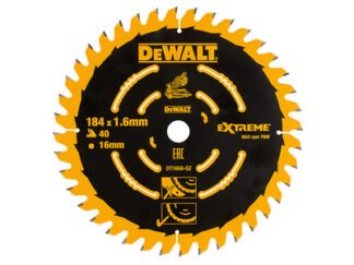 Dewalt Cordless Mitre Saw Blade For DCS365 184 x 16mm x 40T (5035048537039) DEWDT1668QZ
