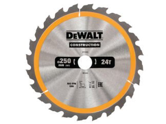 Dewalt Stationary Construction Circular Saw Blade 250 x 30mm x 24T (5035048095737) DEWDT1956QZ