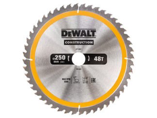 Dewalt Stationary Construction Circular Saw Blade 250 x 30mm x 48T (5035048095744) DEWDT1957QZ