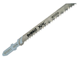Dewalt XPC HCS Wood Jigsaw Blades Pack of 5 T111C (5035048075036) DEWDT2211QZ