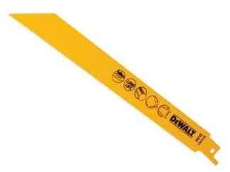 Dewalt Bi-Metal Reciprocating Blade for Metal 203mm x 14 TPI (Pack 5) (5035048033333) DEWDT2353QZ