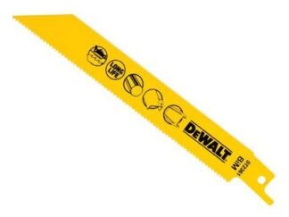 Dewalt Bi-Metal Reciprocating Blade for Metal 152mm x 14 TPI (Pack 5) (5035048034606) DEWDT2361QZ
