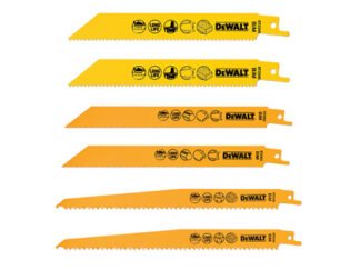 Dewalt DT2444 Reciprocating Saw Blade Set, 6 Piece (5035048093832) DEWDT2444QZ