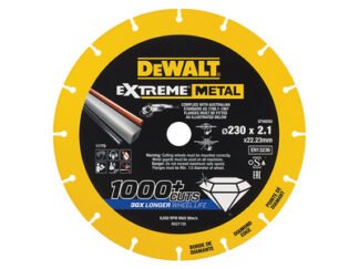 Dewalt Extreme Metal Cut Off Saw Blade 230 x 22.23 x 2.10mm (5035048545355) DEWDT40255QZ