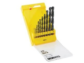 Dewalt DT5911 HSS-R Jobber Drill Bit Set, 10 Piece (5011402383191) DEWDT5911QZ