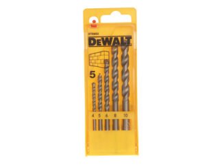 Dewalt Masonry Drill Set 5 Piece 4-10mm (5011402373413) DEWDT6952QZ