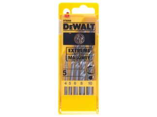 Dewalt Extreme Masonry Drill Bit Set, 5 Piece (5035048060797) DEWDT6956QZ